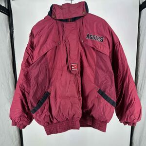 Vintage 90s Nike Team Sports Texas A&M Aggies Puffer Jacket Size XXL